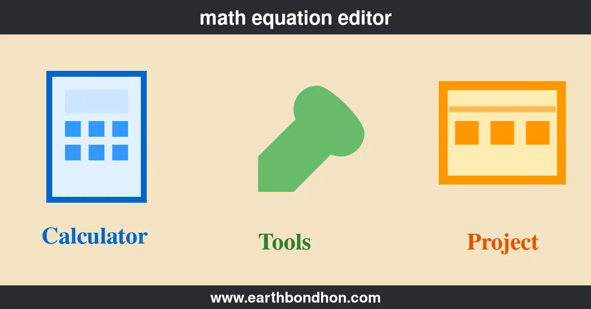 Equation Editor for online mathematics